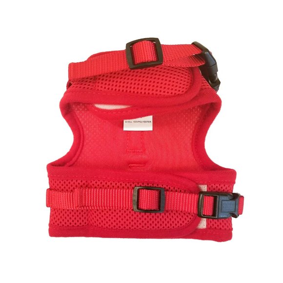 Cat Harness Vest w/ Leash Double Strap Red Medium Large Extra Large Sizes Avail - Picture 3 of 9